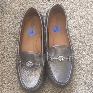 Coach flat loafers!